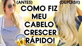 COMO FAZER SEU CABELO CRESCER MUITO RÁPIDO!! | HOW TO GROW YOUR HAIR FAST!