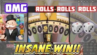 EPIC 4 Rolls WIN on Monopoly Live Casino Today | Back to Back BONUS  | Massive Win Unleashed!