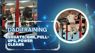 11.09.2025 Lower Body: Squats, GHR, Power Cleans
