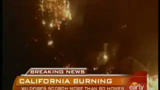 Fires Rage In Montecito