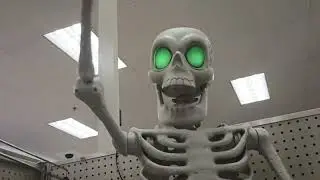 Target Halloween 2023 Animatronics - Servo Skeleton Greeter In-Store Demo