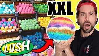 JE MÉLANGE TOUTES LES BATH BOMB LUSH - BOMBE DE BAIN XXL - HUBY