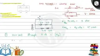 For the circuit shown in the diagram below :
What is the value of :
(i) current through 6 Ω resis...