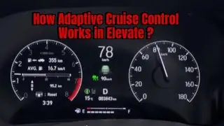 Адаптивный круиз-контроль в Elevate эффективен или нет. #hondaelevate #cruise #honda