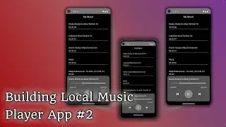 Building Local Music Player App📱 : Integration All Actions, Play, Pause, Next, Previous #2