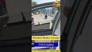 Tata Safari | Car Roller Curtain | Car Curtain | Car Sun Shade | Chennai Car Accessories | Car Audio