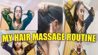 MY HAIR MASSAGE ROUTINE ||LONG HAIR GROWTH