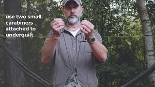 Modern Nomad underquilt setup