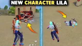NEW CHARACTER LILA ABILITY TEST IN FREE FIRE | LILA CHARACTER SKILL - GARENA FREE FIRE