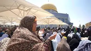 Al AQSA Mosque Friday {JUMMAH } Prayer ||نفل شعائر صلاة الجمعة فی المسجد الاقصی المبارک