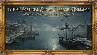 1700s Portugal Snowy Harbor Ambiance | Historical Ambience for Sleep, Study, Focus