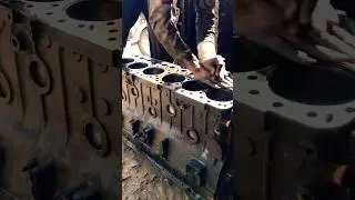 How to Diesel engine block polish #tranding #viralshort