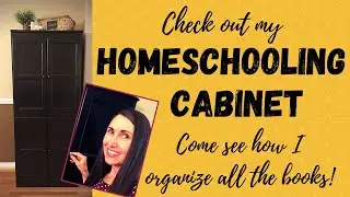 How I Organize All My Homeschooling Books & Supplies | Small Space Homeschool Organization & Storing
