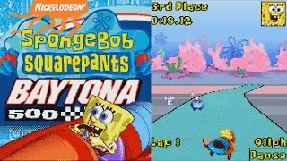 SpongeBob: Baytona 500 JAVA ИГРА (THQ Wireless 2005 год)ПОЛНОЕ ПРОХОЖДЕНИЕ