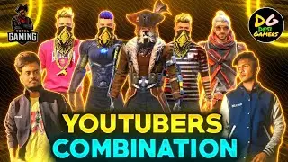 Youtubers Combination LokeshGamer, Ajjubhai , Amitbhai ,Gyanbhai 😱 Lobby Reaction - Garena Free Fire