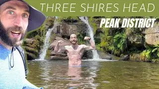 THREE SHIRES HEAD WATERFALLS | Peak District Hike [Wild Swim]