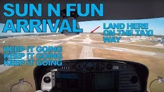 Sun n Fun Fly In Arrival - Diamond DA40 (ATC Audio)
