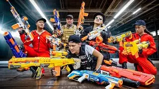 Игра LTT ​​Nerf War: Nerf Guns Hero Showdown SEAL X Смогут ли они победить босса?