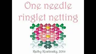 1 Needle Ringlet Netting. Beading Cartoon
