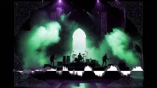 Mangu &ndash; Arabic Gothic Rock (Dark Oriental Metal, Maqam Hijaz) | 10 Min Epic Waveform Visualizer