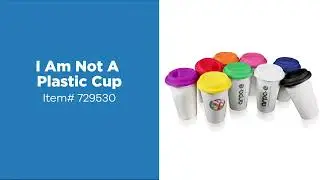 Promo Product Review: I Am Not A Plastic Cup - Black| AnyPromo 729530