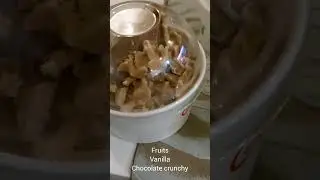 Pinkberry ice cream | chocolate crunch | khatta meetha | very nice | viral | like and subscribe