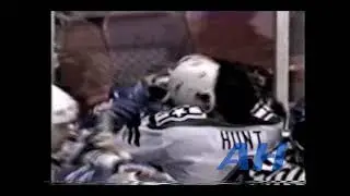 IHL Dec. 23, 1994 Houston Aeros v Phoenix Roadrunners (R) Curtis Hunt v Barry Potomski