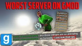 Worst Server on GMOD! (FRIEND DDOSED!)