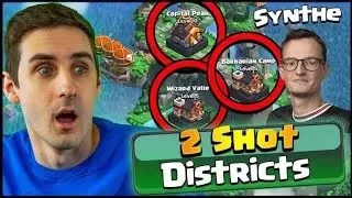 Auto 2 Shot every district in capital hall 10 #clashofclans #capitalpeak