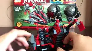 Обзор LEGO NINJAGA Алый захватчик 70624