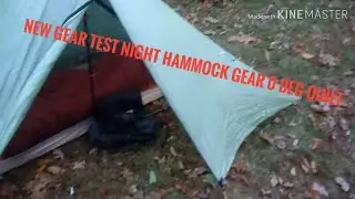 Hammock Gear 0 deg burrow Test Night
