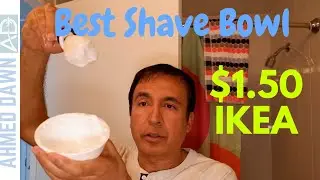 $1.50 Ikea Shaving Bowl vs $20 Bowl | Best Mens Wet Shave Bowl