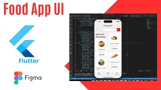Food App UI, Do figma para o desenvolvimento em Flutter, Código na Descrição