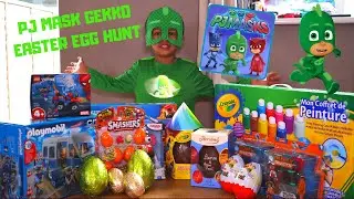 PJ MASK GEKKO EASTER EGG HUNT