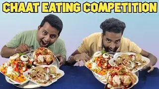 Chaat Thali Eating Challenge | Street Chaat Challenge | Food Challenge India