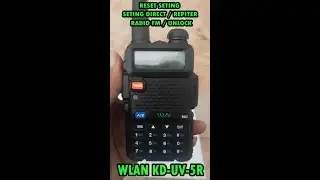HT WLN KD-UV-5R,unboxing,reset seting,seting frekwensi,power high low, sql,radio fm,@hscounterplus