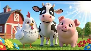 Farm Friends and Their Colors in the Sun 🐔🐮 | Learn Colors on the Farm