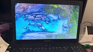 Windows 98 startup sound on leaked build of Windows 11 on a Compaq Presario CQ61 