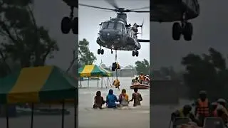 Massive Flood Rescue 😱 | Villagers Saved From Disaster | Viral Shorts #youtubeshorts