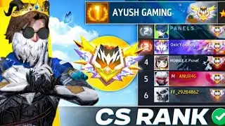 Win Every Cs Rank With Random Players 🔥 | Cs rank Push Tips | Cs Grandmaster Push #freefire 