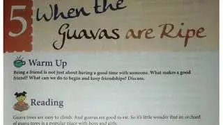 Class 7th Chapter 5 When the Guavas are Ripe part 1