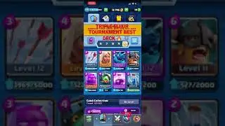 CLASH ROYALE: TRIPLE ELIXIR TOURNAMENT BEST DECK 2021 🔥 #shorts #tiktok #clashroyale #viral #foryou