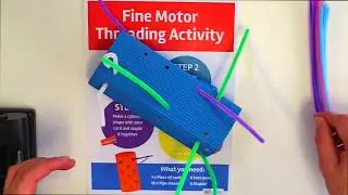 Fine Motor Threading Activity | FUNDA Greatness Book