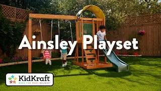 Ainsley Playset Swing Set | Watch Toy Demo by KidKraft