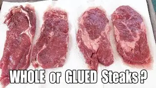 Are my Pre-Packaged Steaks WHOLE or MEAT GLUED?? - WHAT ARE WE EATING?? - The Wolfe Pit