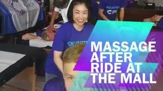 Cancer Research Massage Volunteer at RIDELONDON - SURREY 100　20160731