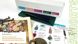 Wearingeul Alice's Adventures in Wonderland Standard Set of 5 Fountain Pen Inks #Shorts Video