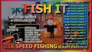 FISH IT Script Pastebin 2026 AUTO FARM, 35X SPEED FISHING, INSTANT FISHING, AUTO PREFECT (NO KEY)