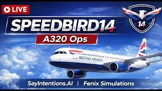 AMS➝LHR➝CPH | BA A320 | SayIntentions ATC | Speedbird14