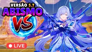 🔴 O PIOR ABISMO QUE VOCÊ VERÁ HOJE!! ✨ Abismo 5.7 - Live de Genshin Impact